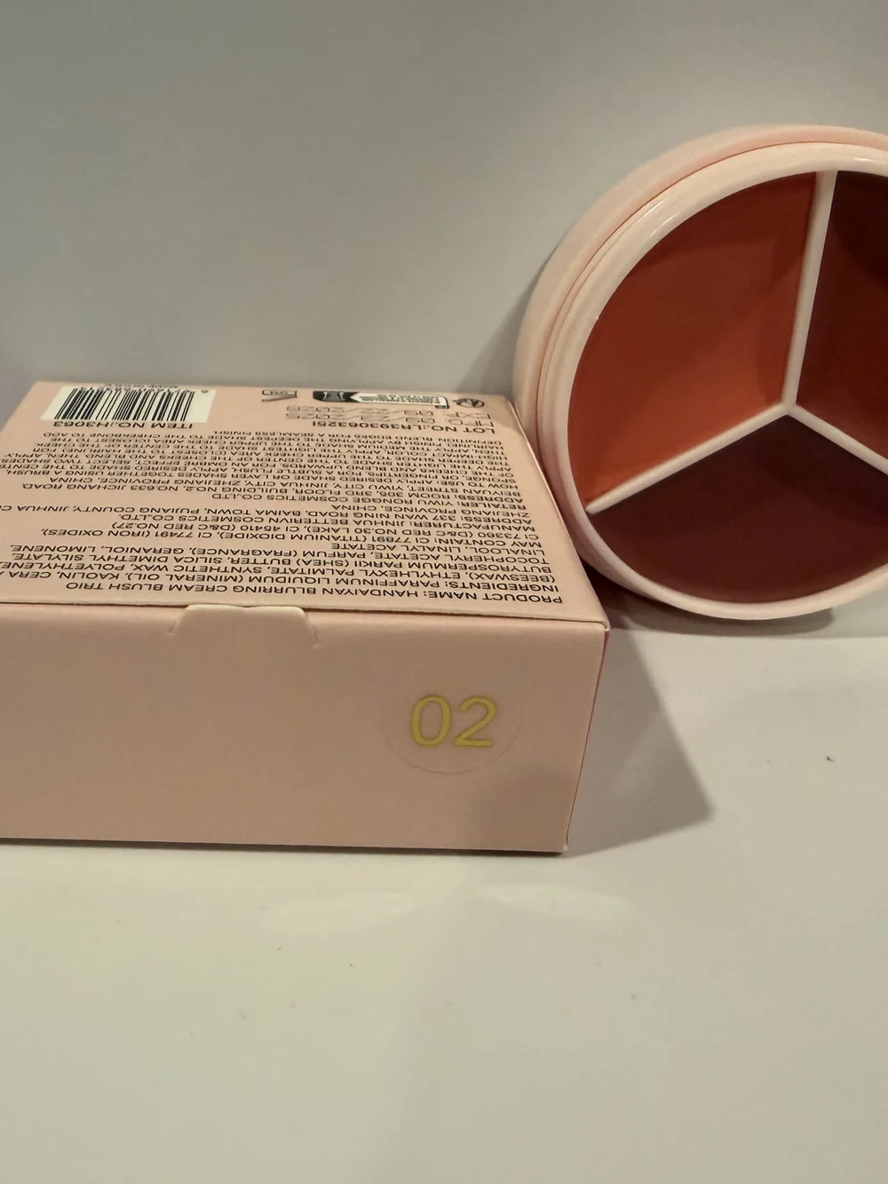 Blurring Cream Blush Trio — Pink & Peach Shades